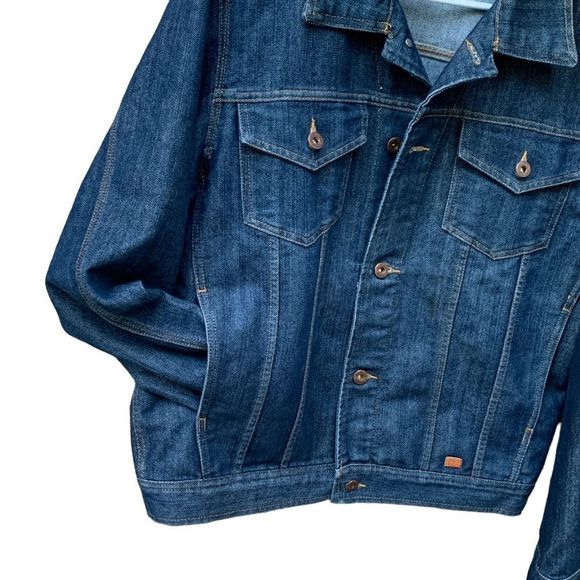 Vintage Tommy Jeans Men’s 90s Y2K Style Classic Trucker Denim Jean Jacket 163579 - Picture 5 of 12